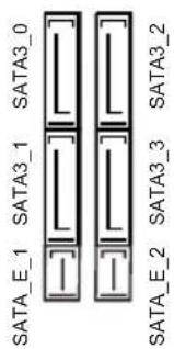 SATA3_0 SATA3_1 SATA3_2 SATA3_3 SATAE_1 SATA3_1 SATAE_2 SATA3_2
