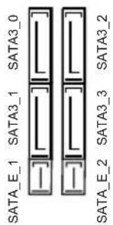 SATA3_0 SATA3_1 SATA3_2 SATAE_1 SATA3_1 SATAE_2 SATA3_3