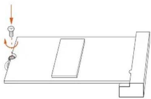 ASROCK H610M-ITX/ac - M.2\_SSD (NGFF) モジュールを取り付ける - 5