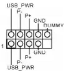 USB_PWR P- P+ GND DUMMY 1 P- GND USB_PWR