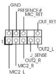 GND PRESENCE # MIC_RET OUT_RET 1 J_SENSE OUT2_R MIC2_R MIC2_L