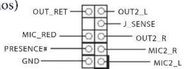 ASROCK J5040-ITX - Suportes e connectores onboard - 10