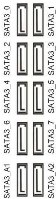 SATA3_A1 SATA3_6 SATA3_4 SATA3_2 SATA3_0 SATA3_A2 SATA3_7 SATA3_5 SATA3_3 SATA3_1