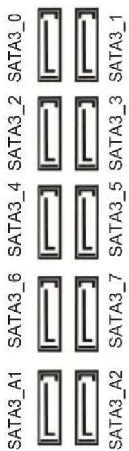 SATA3_A1 SATA3_6 SATA3_4 SATA3_2 SATA3_0 SATA3_A2 SATA3_7 SATA3_5 SATA3_3 SATA3_1