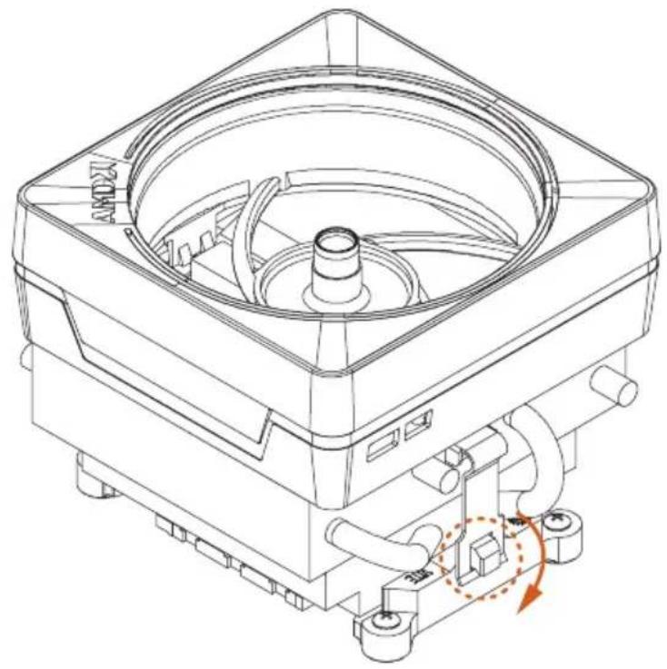 ASROCK X570 Extreme4 - Installing the AM4 Box Cooler SR3 - 3