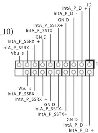 10) Vbu s Vbu s IntA_P_SSRX - IntA_P_SSRX + Vbu s IntA_P_SSTX- GND GND IntA_P_SSTX- GND GND IntA_P_D - ID 1