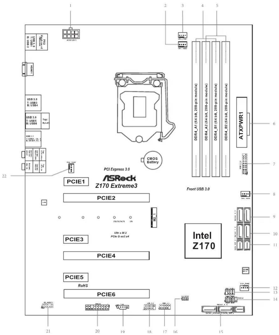 ASROCK Z170 Extreme3 - CALIFORNIA, USA ONLY - 3