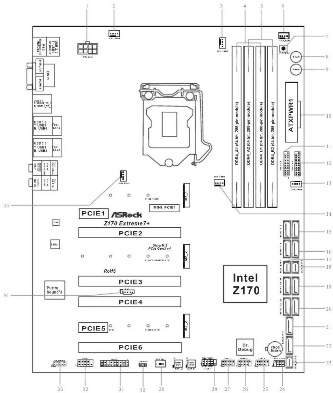 ASROCK Z170 EXTREME7+ - CALIFORNIA, USA ONLY - 9