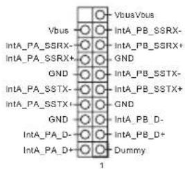 VbusVbus IntA_PB_SSRX- IntA_PB_SSRX+ GND GND IntA_PB_SSTX- IntA_PB_SSTX+ GND GND IntA_PB_D- IntA_PB_D+ Dummy 1