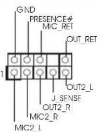GND PRESENCE# MIC_RET OUT_RET J_SENSE OUT2_R MIC2_R MIC2_L