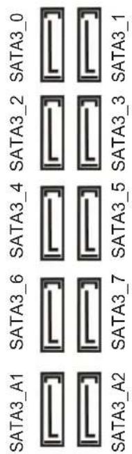 SATA3_A1 SATA3_6 SATA3_4 SATA3_2 SATA3_0 SATA3_A2 SATA3_7 SATA3_5 SATA3_3 SATA3_1