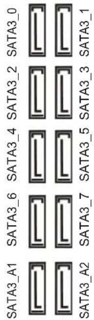 SATA3_A1 SATA3_6 SATA3_4 SATA3_2 SATA3_0 SATA3_A2 SATA3_7 SATA3_5 SATA3_3 SATA3_1
