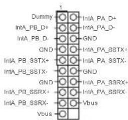 Dummy IntA_PB_D+ GND IINIA_PB_SSTX+ GND IINIA_PB_SSTX- GND IINIA_PB_SSRX+ Vbus IINIA_PB_SSRX- Vbus