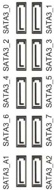 SATA3_A1 SATA3_6 SATA3_4 SATA3_2 SATA3_0 SATA3_A2 SATA3_7 SATA3_5 SATA3_3 SATA3_1