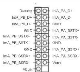 Dummy IntA_PB_D+ IntA_PB_D- GND IntA_PB_SSTX+ IntA_PB_SSTX- GND IntA_PB_SSRX+ IntA_PB_SSRX- Vbus InI_A_PA_D+ InI_A_PA_D- GND InI_A_PA_SSTX+ InI_A_PA_SSTX- GND InI_A_PA_SSRX+ InI_A_PA_SSRX- Vbus