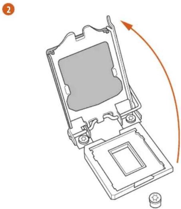 ASROCK Z270M-ITX/ac - Installing the CPU - 3