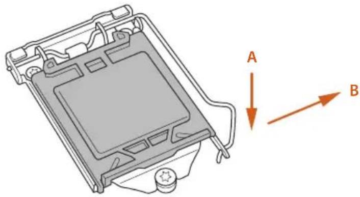 ASROCK Z270M Extreme4 - Installing the CPU - 2