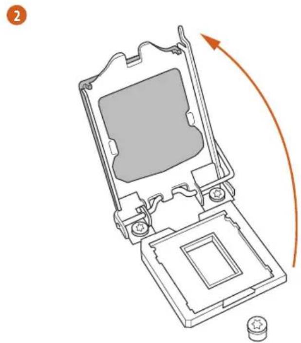 ASROCK Z270 SuperCarrier - Installing the CPU - 3