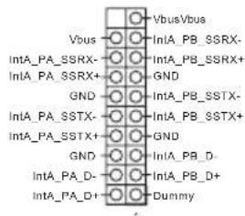 VbusVbus Vbus IntA_PA_SSRX- IntA_PA_SSRX+ GND IntA_PA_SSTX- IntA_PA_SSTX+ GND IntA_PA_D- IntA_PA_D+ InI_A_PB_D- InI_A_PB_D+ Dummy