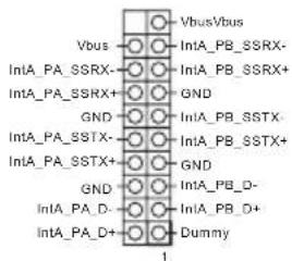 VbusVbus Vbus IntA_PB_SSRX- IntA_PB_SSRX+ GND IntA_PB_SSTX- IntA_PB_SSTX+ GND IntA_PB_D- IntA_PB_D+ Dummy 1