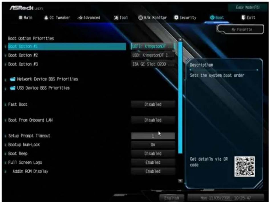 ASROCK Z490 Extreme4 - Boot（一）画面 - 1