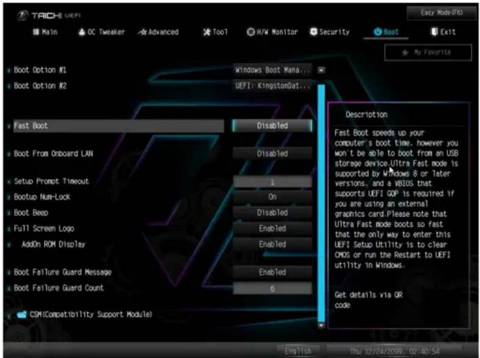 ASROCK Z590 Taichi - Boot ( ブート ) 画面 - 1