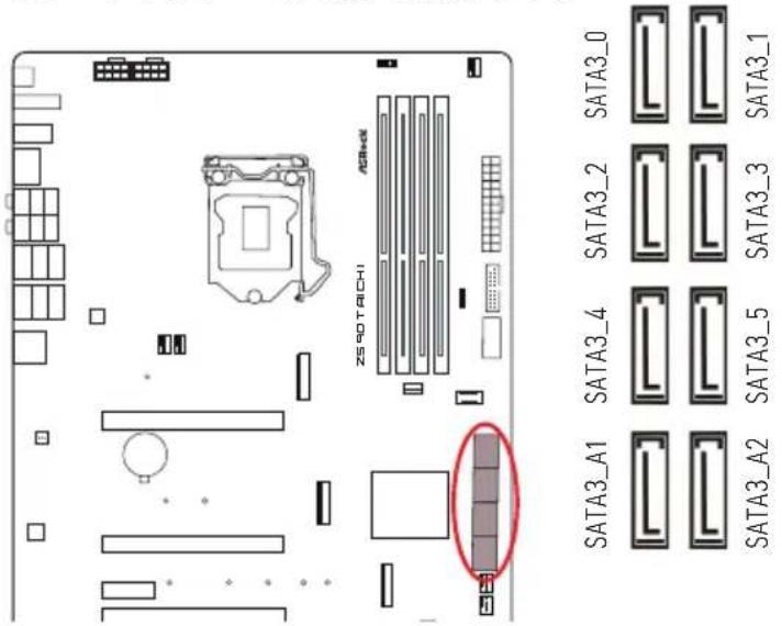 ASROCK Z590 Taichi - オンボードのヘッダーとコネクター - 6