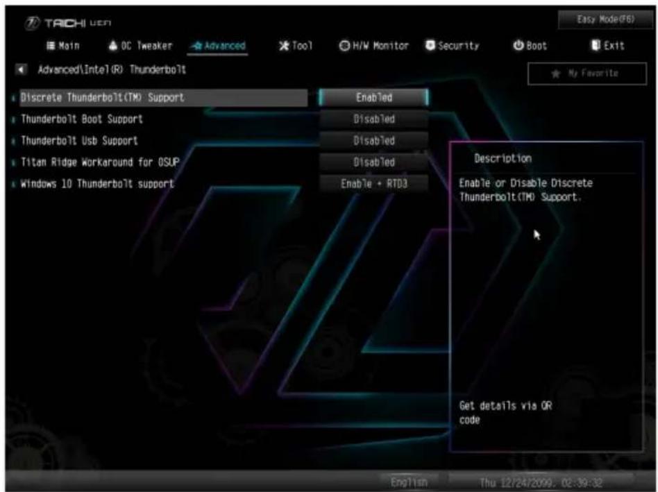 ASROCK Z590 Taichi - Intel · Thunderbolt - 1