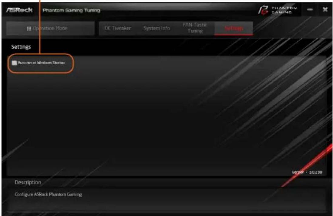 ASROCK Z490 Phantom Gaming-ITX/TB3 - Settings (設定) - 1