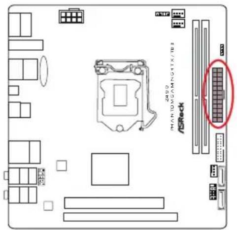 ASROCK Z490 Phantom Gaming-ITX/TB3 - オンボードのヘッダーとコネクター - 21