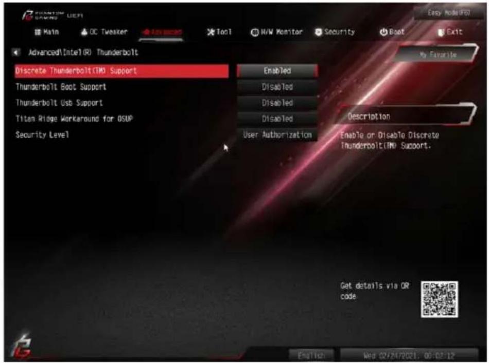 ASROCK Z490 Phantom Gaming-ITX/TB3 - Intel® Thunderbolt - 1