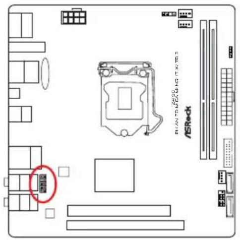 ASROCK Z490 Phantom Gaming-ITX/TB3 - オンボードのヘッダーとコネクター - 12