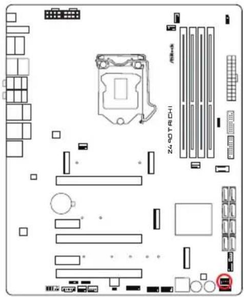 ASROCK Z490 Taichi - オンボードのヘッダーとコネクター - 3