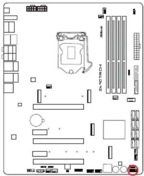 ASROCK Z490 Taichi - オンボードのヘッダーとコネクター - 2