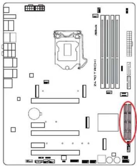 ASROCK Z490 Taichi - オンボードのヘッダーとコネクター - 5