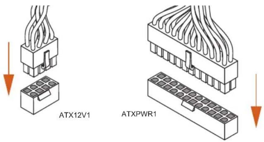 ASROCK Z490 Taichi - 電源コネクタを接続する - 2