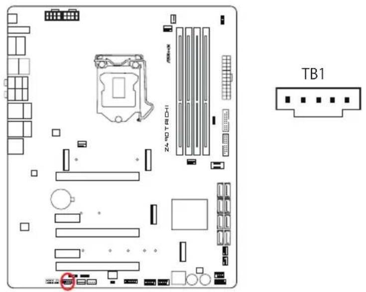 ASROCK Z490 Taichi - オンボードのヘッダーとコネクター - 19