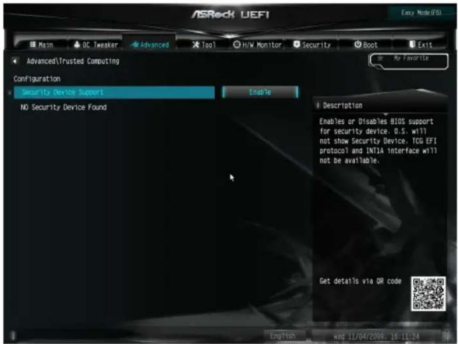 ASROCK Z590M-ITX/ax - Trusted Computing（トラスチド・コンビューテイン格） - 1