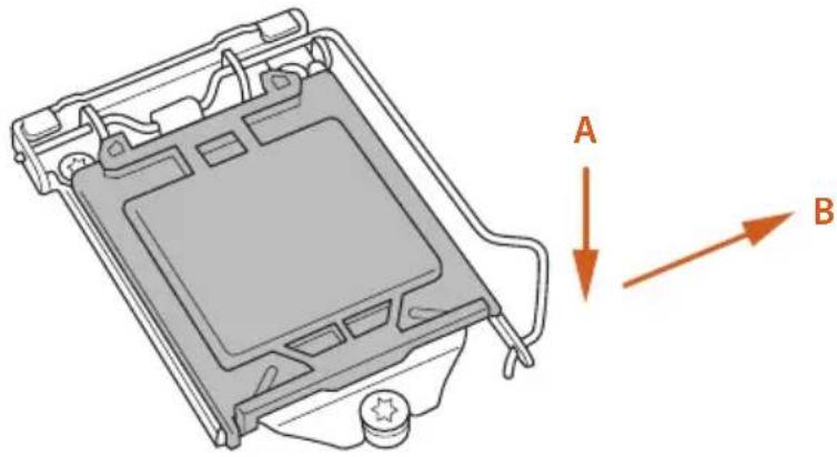ASROCK Z590M-ITX/ax - CPUを取り付uting - 2