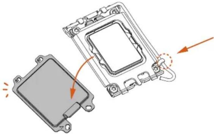 ASROCK Z690M-ITX/ax - CPUを取り付ける - 8
