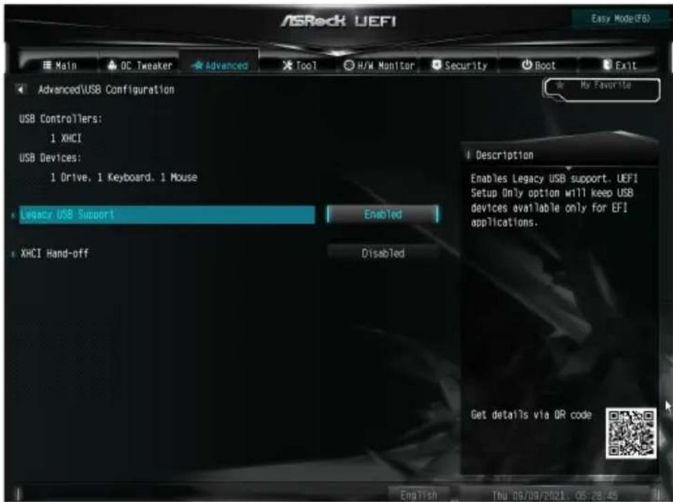 ASROCK Z690M-ITX/ax - USB Configuration (USB 設定) - 1