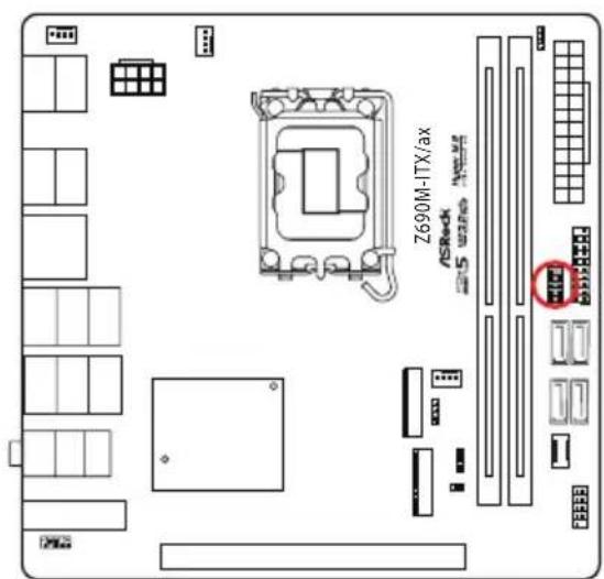 ASROCK Z690M-ITX/ax - 才不把一のハリーダーとコネクタ一 - 3