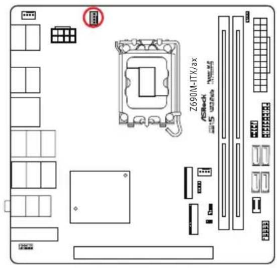 ASROCK Z690M-ITX/ax - 才不把一のハリーダーとコネクタ一 - 18