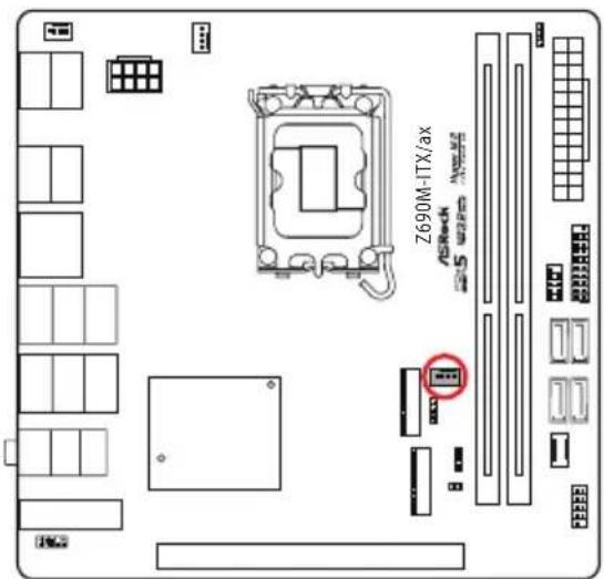ASROCK Z690M-ITX/ax - 才不把一のハリーダーとコネクタ一 - 16