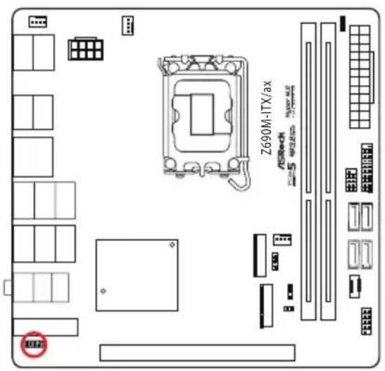 ASROCK Z690M-ITX/ax - 才不把一のハリーダーとコネクタ一 - 9