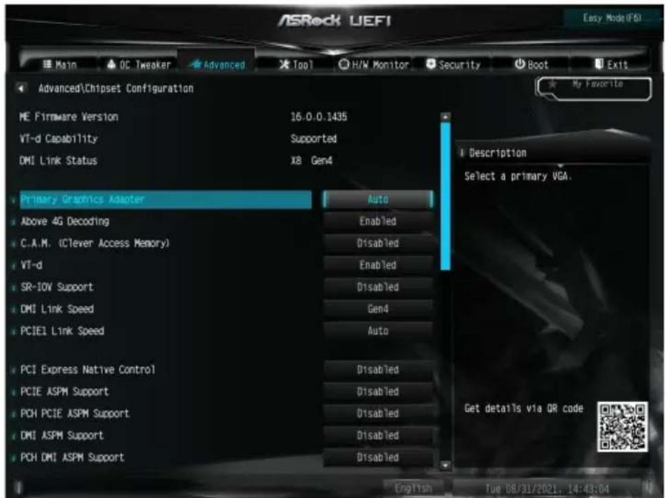 ASROCK Z690M-ITX/ax - Chipset Configuration（創予）設定 - 1
