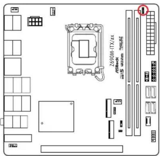 ASROCK Z690M-ITX/ax - 才不把一のハリーダーとコネクタ一 - 24
