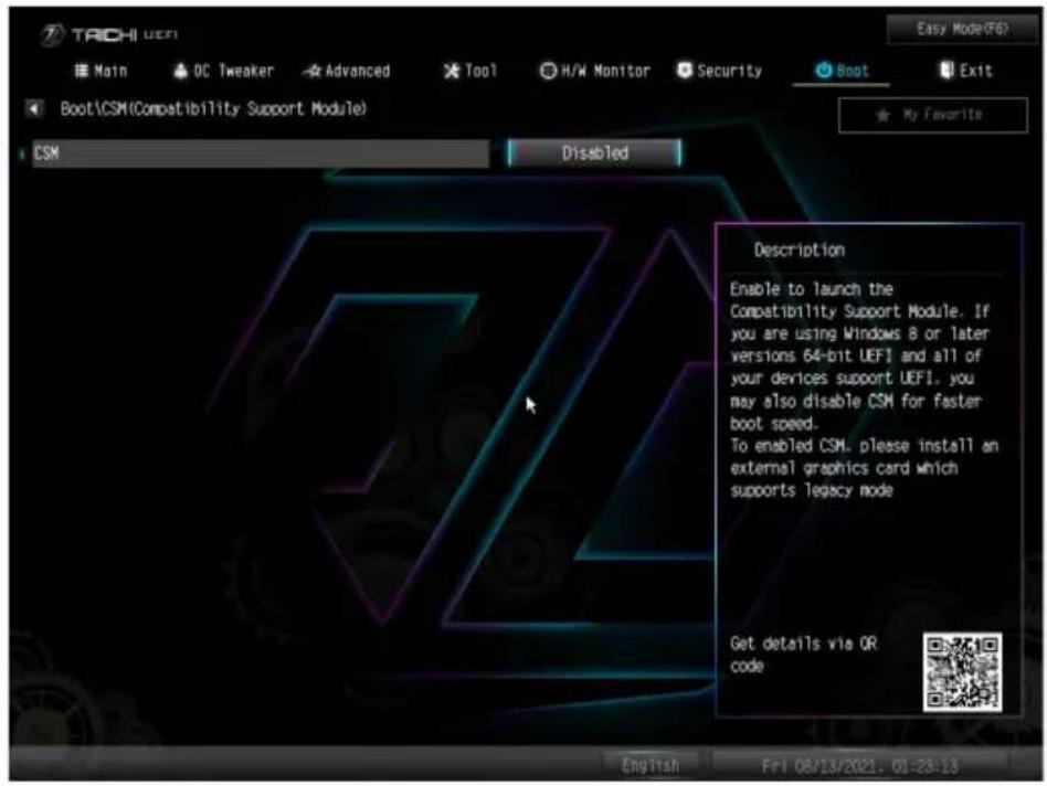 ASROCK Z690 Taichi - Boot ( ブート ) 画面 - 2