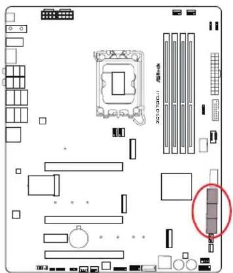 ASROCK Z690 Taichi - オンボードのヘッダーとコネクター - 5