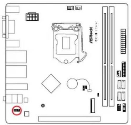 ASROCK B365M-ITX/ac - フロントパネルオーディオヘッダー - 1